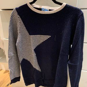 Navy sweater, size small